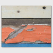 みすぼらしいシック動揺してウッド ラッピングペーパー (フラット)