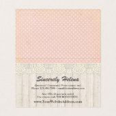 みすぼらしいシック素朴ウッド、ヴィンテージレースありがとう (内部フラット)