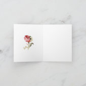 みすぼらしいシック考えるなグリーティングカード カード (内部)