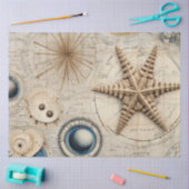 みすぼらしいシック航海のシリーズデザイン14 薄葉紙 (クラフト)