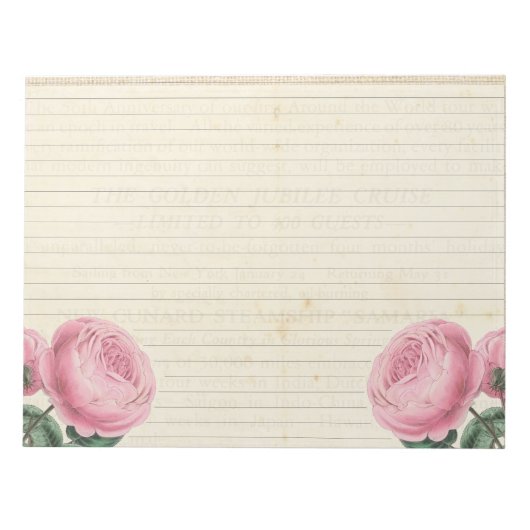 みすぼらしいシック ノートパッド (正面)