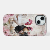 みすぼらしいシック・ピンク iPhone 15ケース (裏面横)