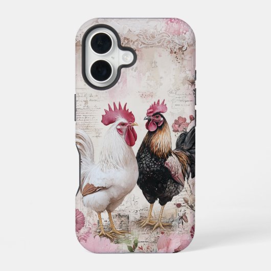 みすぼらしいシック・ピンク iPhone 16ケース (裏面)