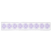 みすぼらしいシック、ラベンダー、トイル、パターン、フローラ、ビクトリア ロングテーブルランナー (横)