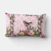 みすぼらしいシフランスのック,シック,ヴィンテージ,フローラ,田舎風,ビ ランバークッション (裏面)