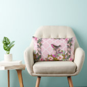 みすぼらしいシフランスのック,シック,ヴィンテージ,フローラ,田舎風,ビ ランバークッション (椅子)