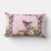 みすぼらしいシフランスのック,シック,ヴィンテージ,フローラ,田舎風,ビ ランバークッション (正面)