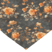 みすぼらしいスタイリッシュシックな黄色の英語のバラセージ ショートテーブルランナー (コーナー)