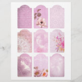 みすぼらしいピンクのジャンクジャーナルの要素 (正面)