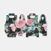 みすぼらしいピンクのバラフローラティーパーティーケーキのお気に入りボックス フェイバーボックス (折り畳みなし)