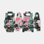 みすぼらしいピンクのバラフローラティーパーティーケーキのお気に入りボックス フェイバーボックス (折り畳みなし)