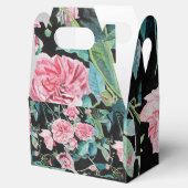 みすぼらしいピンクのバラフローラティーパーティーケーキのお気に入りボックス フェイバーボックス (オープン)