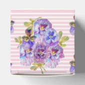 みすぼらしいピンクのバラフローラ茶パーティー紫の好意ボー フェイバーボックス (上部)