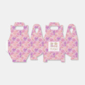 みすぼらしいピンクのバラ茶パーティー赤ちゃんシャワー フェイバーボックス (折り畳みなし)