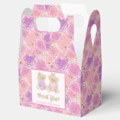 みすぼらしいピンクのバラ茶パーティー赤ちゃんシャワー フェイバーボックス (オープン)