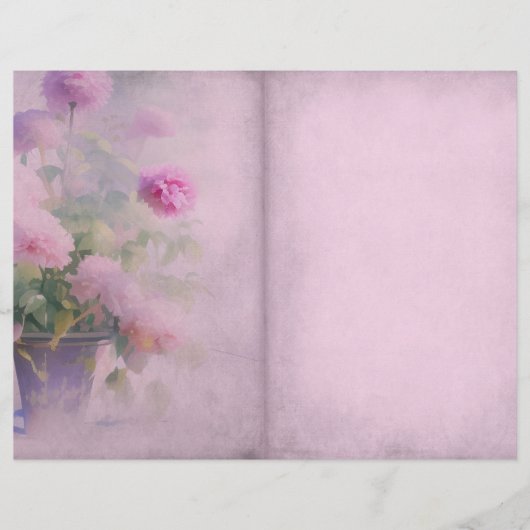 みすぼらしいピンクのフローラ雑誌 (正面)