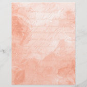 みすぼらしいピンクローズスクラップブック紙 (裏面)