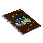 みすぼらしいレトロなトレーラー、キャンパー、キャラバンティング ノートブック (右側)