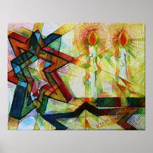 みすぼらしいロウソク ポスター (正面)