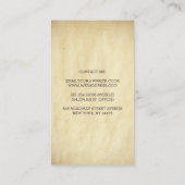 みすぼらしいヴィンテージがシックエレガントで 名刺 (裏面)