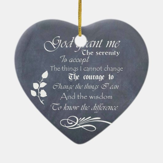 みすぼらしいヴィンテージのクリスマスデコレーション セラミックオーナメント (裏面)