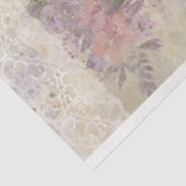 みすぼらしいヴィンテージ自転車鍵フラワーレース蝶 薄葉紙 (詳細)