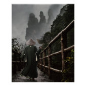 みすぼらしい山道をさまよう侍の旅 ポスター (正面)