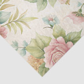 みすぼらしい水色のヴィンテージ夏の帽子のスーツケース 薄葉紙 (詳細)