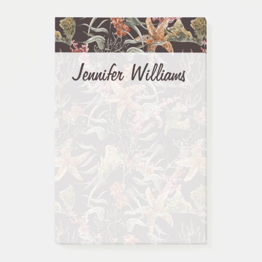 みすぼらしい海の生活パターン|名前の追加 ポストイット (正面)