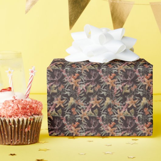 みすぼらしい海の生活様式 ラッピングペーパー (誕生日パーティー)