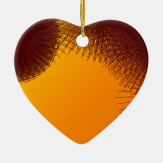 みすぼらしい美しいライ抽象芸術 セラミックオーナメント (正面)