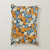 みすぼらしい花模様 アクセントクッション (裏面(縦))