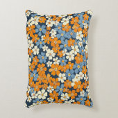 みすぼらしい花模様 アクセントクッション (正面(垂直))