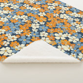 みすぼらしい花模様 シェルパブランケット (3/4)