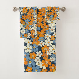 みすぼらしい花模様 バスタオルセット