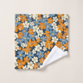 みすぼらしい花模様 バスタオルセット (ウォッシュタオル)