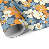 みすぼらしい花模様 ラッピングペーパー (ロールコーナー)