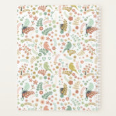 みすぼらしい鳥と枝パーソナライズされた プランナー手帳 (裏面)