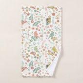 みすぼらしい鳥と枝ホワイトバスタオオルセット バスタオルセット (ハンドタオル)