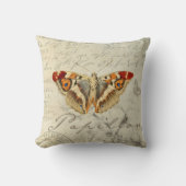 みすぼらしフランスのいシックなヴィンテージバタフライクッション クッション (正面)