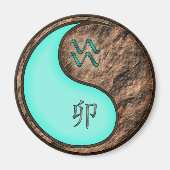 みずがめ座と土の兎 マグネット (正面)