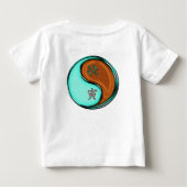 みずがめ座と木寅 ベビーTシャツ (裏面)