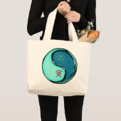 みずがめ座と水の虎 ラージトートバッグ (正面(商品))