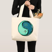 みずがめ座と水の馬 ラージトートバッグ (正面(商品))