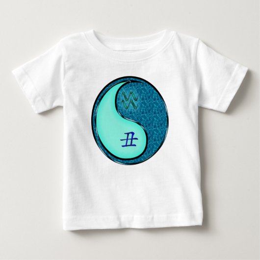 みずがめ座と水牛 ベビーTシャツ (正面)