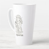 みずがめ座の女性 カフェラテマグ (左アングル)