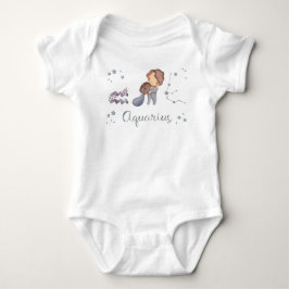 みずがめ座ベイミニボディスーツ＋Tシャツ ベビーボディスーツ