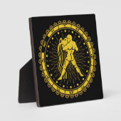 みずがめ座 - 十二星座 - シンボル - 占星術 フォトプラーク (正面)