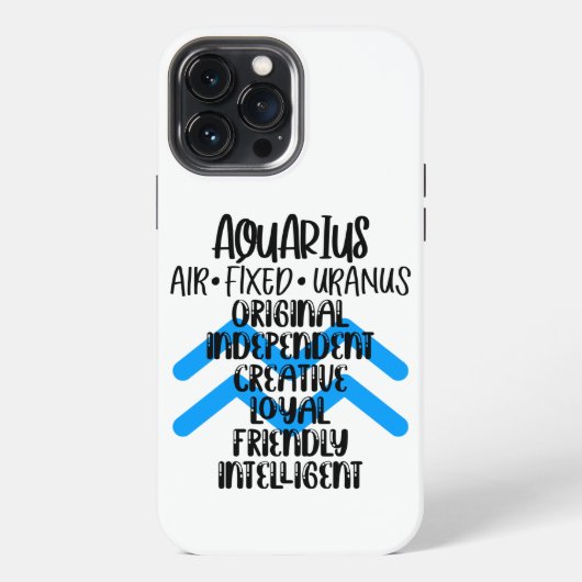 みずがめ座 iPhoneケース (裏面)