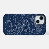 みずがめ座 iPhone 15ケース (裏面横)
